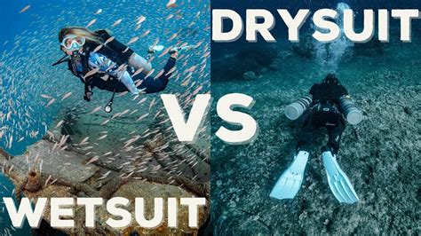 Drysuit vs Wetsuit: 5 Ways To Stay Warm While Scuba Diving - YouTube