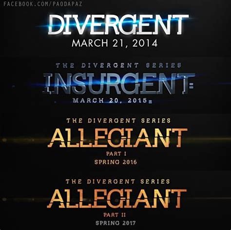 User blog:Big Brother 99/Divergent Series movie release dates ...