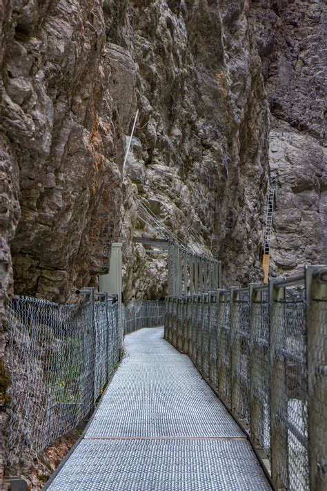 Glacier Canyon in Grindelwald, Swiss Stock Photo - Image of ...