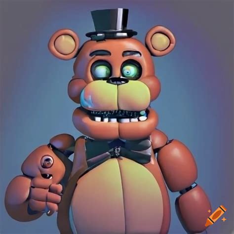 Freddy fazbear character on Craiyon