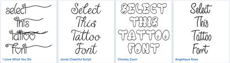 20+ Best Tattoo Fonts: Choose Your Tattoo Lettering Styles (2023) | Fotor