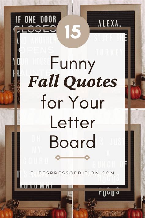 Raise your hand if you enjoy creating a seasonal letterboard! Here are ...