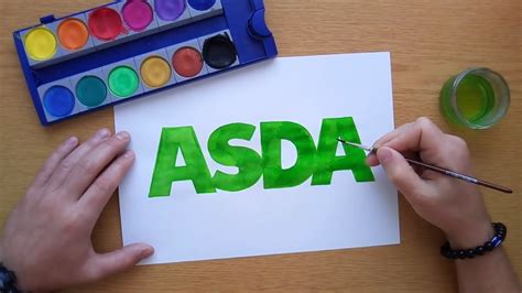 How to draw the ASDA logo - YouTube