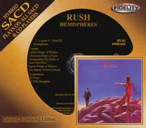 Rush - Hemispheres (2013, SACD) | Discogs