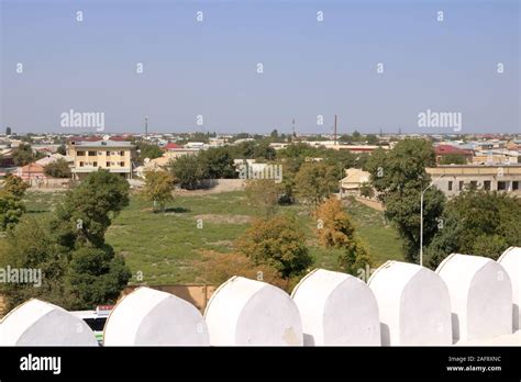 City aerial View of Bukhara in Uzbekistan Stock Photo - Alamy