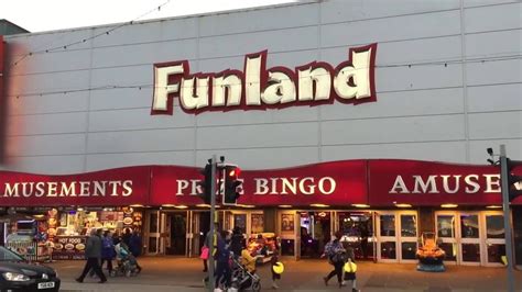 Blackpool Funland Amusement Arcade full walk through - YouTube