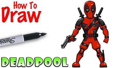 Fortnite Sketch Easy Deadpool Drawing