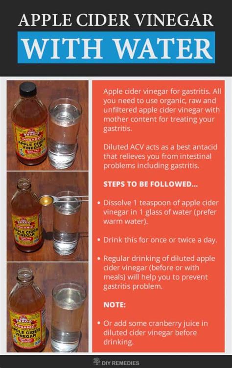 How to Cure Gastritis using Apple Cider Vinegar