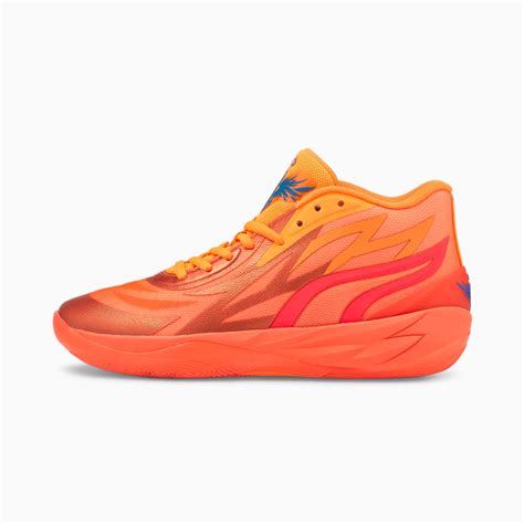 MB.02 Basketball Shoes | Fiery Coral-Ultra Orange | PUMA Shop All Puma ...