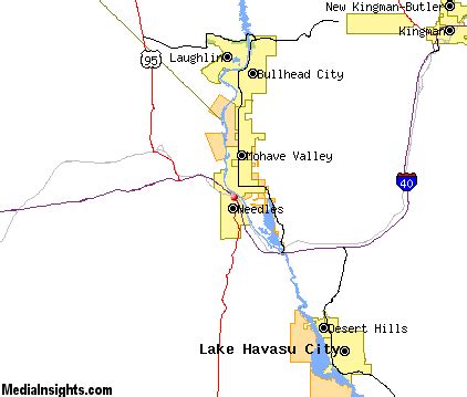 Needles California Map