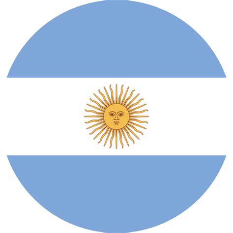 bandeira de círculo da argentina. 11571494 PNG