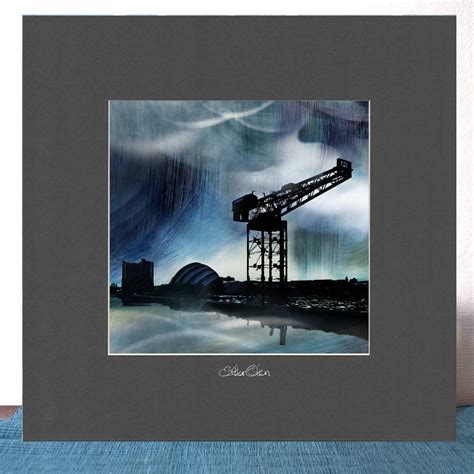 Finnieston Crane, Glasgow By Esther Cohen Visual Art | notonthehighstreet.com