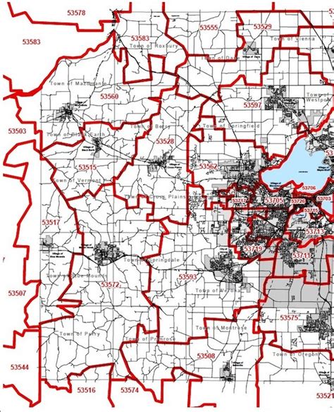 Zip Code Map Madison Wi | Draw A Topographic Map