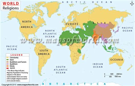 Religions of the World | World Religion Map