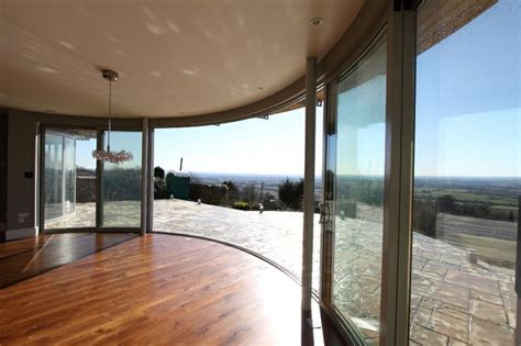 Curved Glass Sliding Doors http://www.balconette.co.uk/ | My Style | Pinterest | Sliding door ...