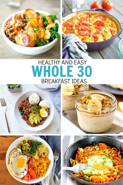 Healthy Whole 30 Breakfast Ideas - PinkWhen