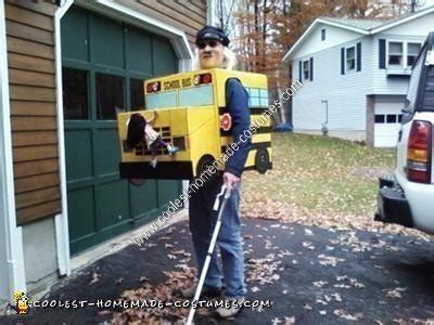 Coolest Homemade Blind School Bus Driver Halloween Costume