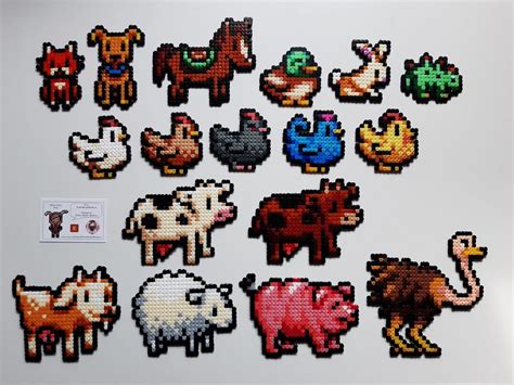 Stardew Valley Animals Perler Beads | Etsy