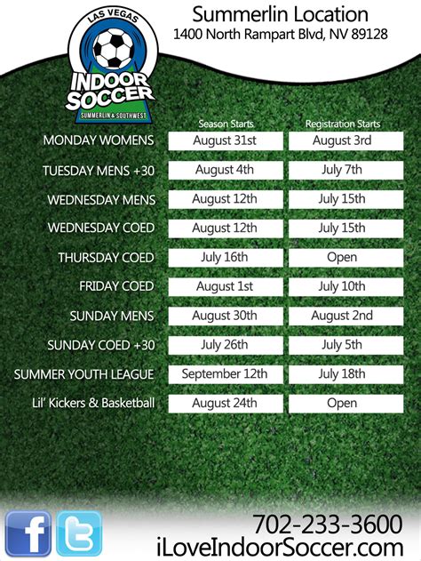 Indoor Soccer Leagues | Las Vegas Sports Park