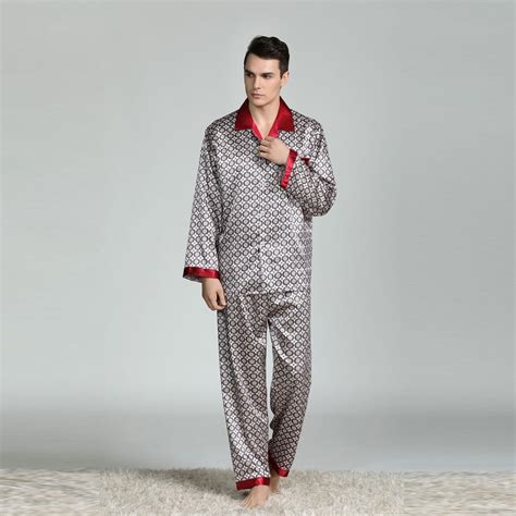 Mens Silk Pajama Set Women Silk Pajama Sets - Silk Pajamas, Cotton Sleepwear & Loungewear at ...