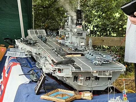 HMS Hermes Scale Model Ship | 1/72 Scale by Rex Hunt