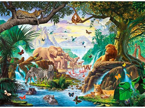 Jungle Animals Wallpaper - WallpaperSafari