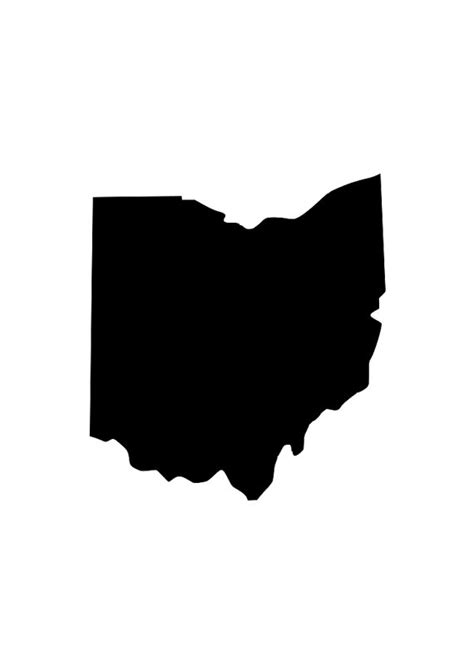 State Of Ohio Silhouette at GetDrawings.com | Free for personal use ...