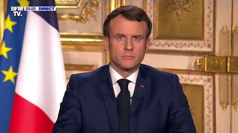 Revoir l'intégralité de l'allocution aux Français d'Emmanuel Macron ...