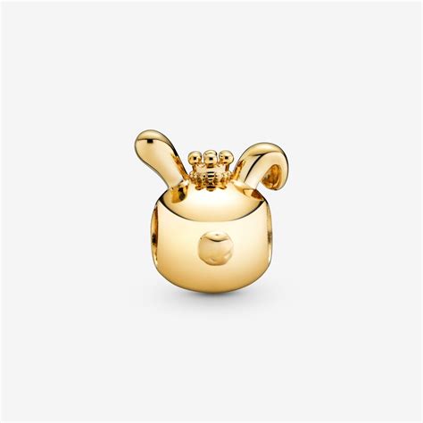 Shining Rabbit Charm | Gold plated | Pandora Canada