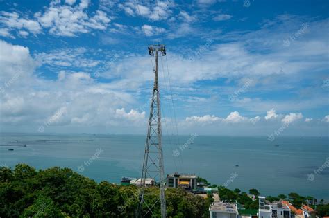 Premium Photo | Aerial view of center vung tau vietnam with beautiful ...