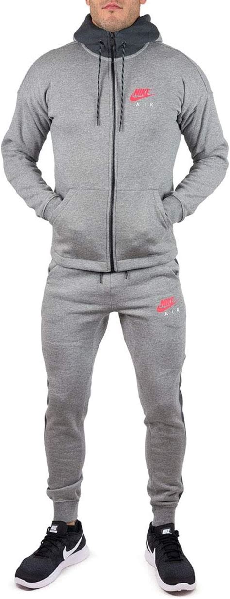 Nike Air NSW Mens Full Tracksuit Set (Small) Grey: Amazon.co.uk: Clothing