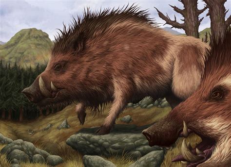 Brindle Boar by Dave Alsop | Prehistoric creatures, Boar, Fantasy creatures