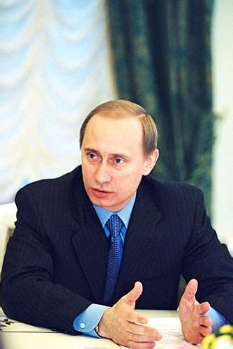 Acting President Vladimir Putin met with leaders of the Second and ...