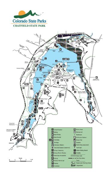 Chatfield State Park map - Littleton CO 80125 • mappery