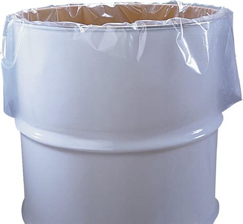 Berkly & Jensen 1.2mil Industrial Drum Liner Bags 55 Gallon 50 Bags ...