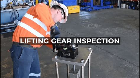 Lifting gear inspection - YouTube