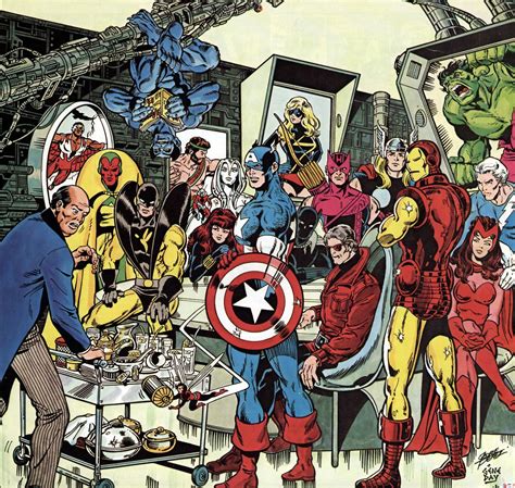 The Avengers by George Perez | Marvel, Comico, Avengers marvel