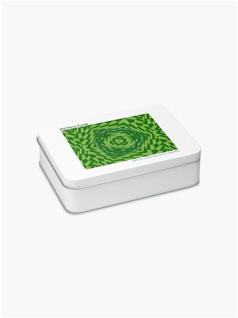 "Floating Cube - Green" Jigsaw Puzzle by wagnerps | Redbubble Jigsaw ...