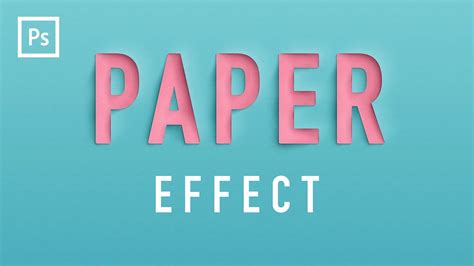 Photoshop Tutorials - Paper Cutout Text Effect - Photoshop Trend