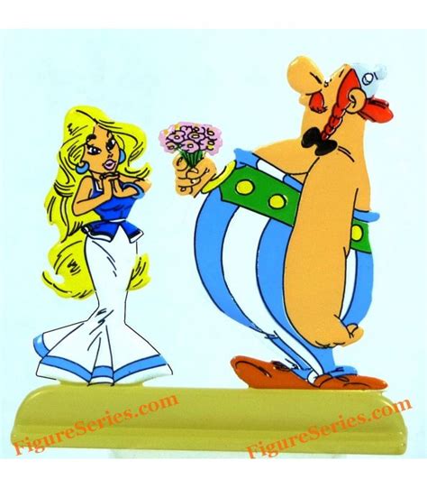 asterix album obelix comics metal figurine lovers falbala