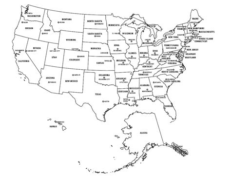 Large Printable United States Map - Printable US Maps