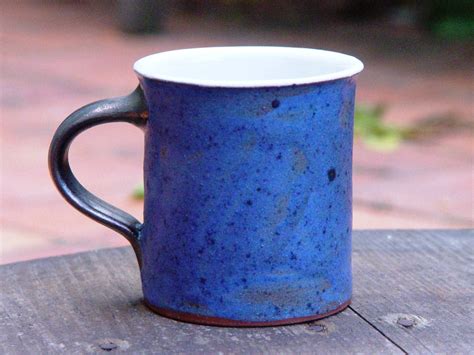 Artisan Pottery Coffee Mug - Hand-Painted Espresso Cup with Unique Design