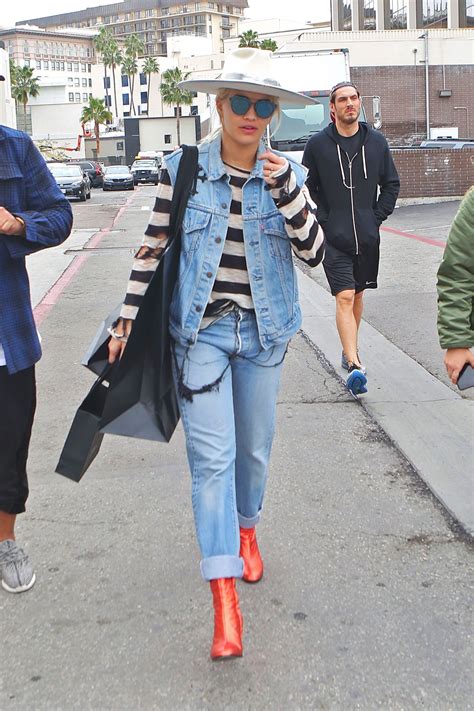 Rita Ora in the Denim-on-Denim Outfit | Vogue