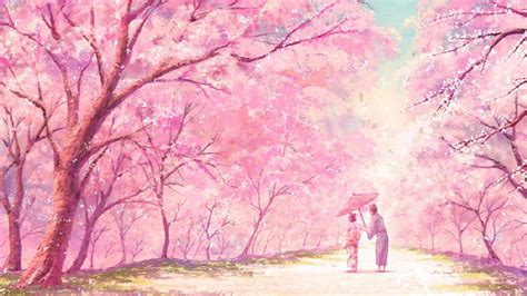 Cute Pink Anime Aesthetic Desktop Wallpapers - Wallpaper Cave