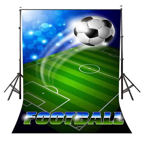 5x7ft Football Field Poster Backdrop Beautifully Dynamic Football Field Photography Background ...