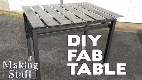 DIY Welding Fabrication Table - Stronghand On a Budget - YouTube