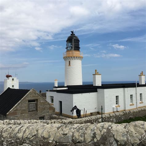 Dunnet Head Lighthouse in Caithness, Scotland. The northernmost point of mainland Britain ...