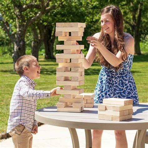 Giant Jenga | Outdoor Garden Jenga Game | Net World Sports