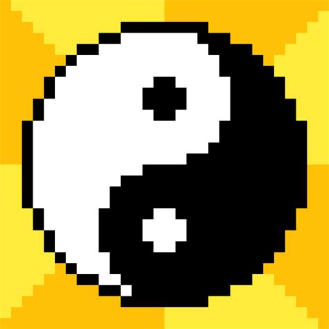 Pixilart - spinning yin-yang by pixel-bitcoiner