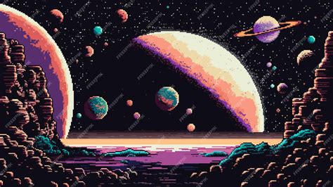 🔥 [40+] Space Pixel Art Wallpapers | WallpaperSafari